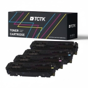 Kompatibler Ersatz für Multipack (4) Toner CMYK (Cyan/Magenta/Gelb/Schwarz) Kompatibel mit HP Color Laserjet Canon LBP - Ersetzt 410A (CF411A) / CRG-046 (1249C002)